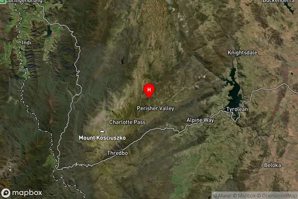 Wilsons Valley,New South Wales Satellite Map