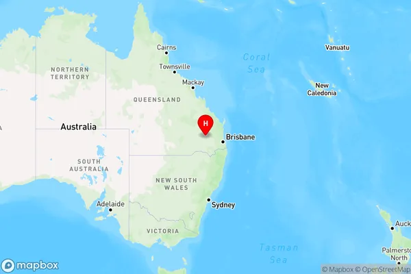 Wychie,Queensland Region Map