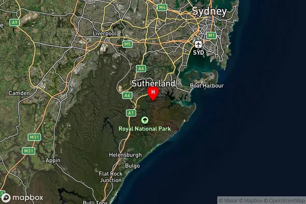 Bonnie Vale,New South Wales Satellite Map