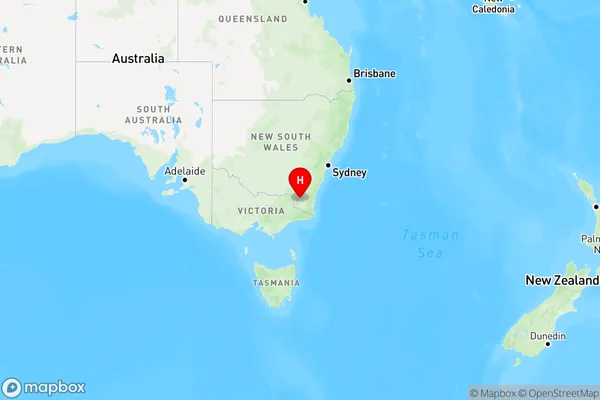 Jimenbuen,New South Wales Region Map