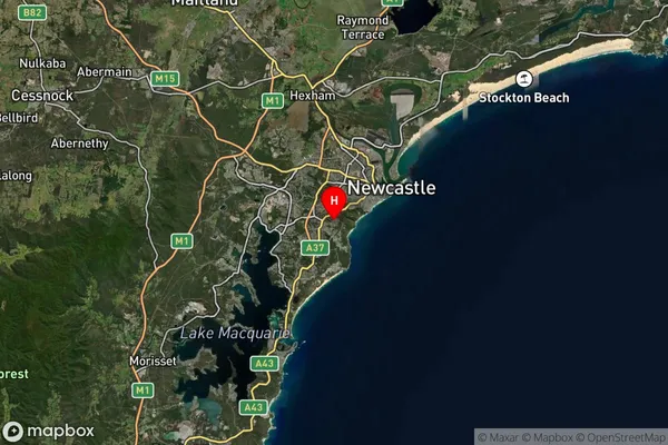 Kahibah,New South Wales Satellite Map