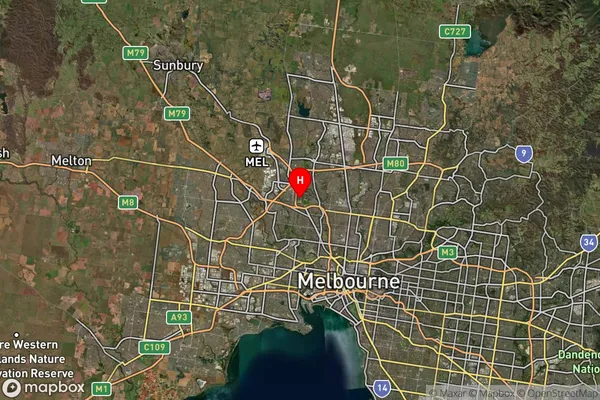 Cross Keys,Victoria Satellite Map