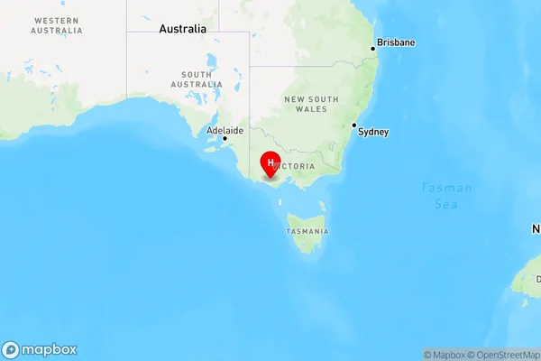 Glenormiston,Victoria Region Map