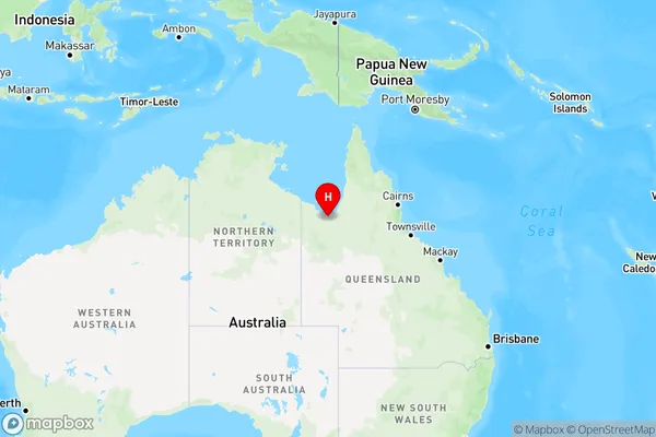 Nelia,Queensland Region Map