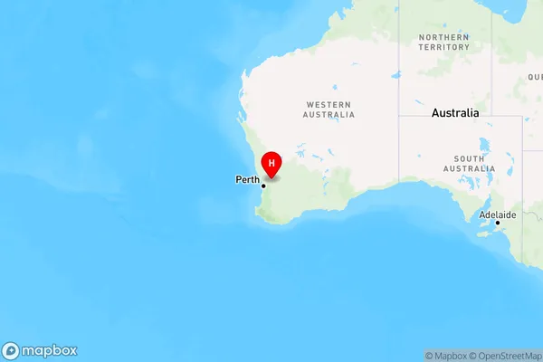 Katrine,Western Australia Region Map