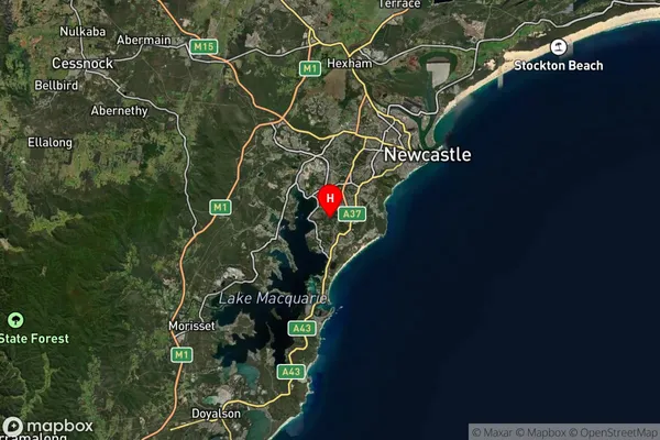 Tingira Heights,New South Wales Satellite Map