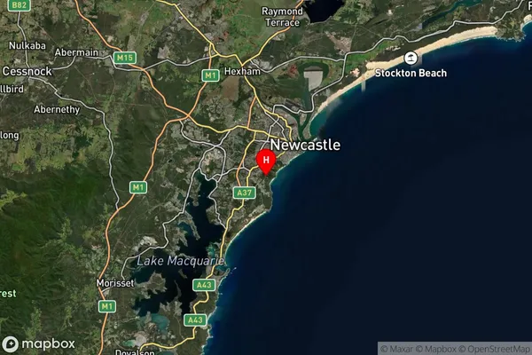 Whitebridge,New South Wales Satellite Map