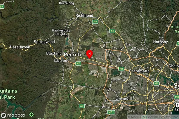 St Marys,New South Wales Satellite Map