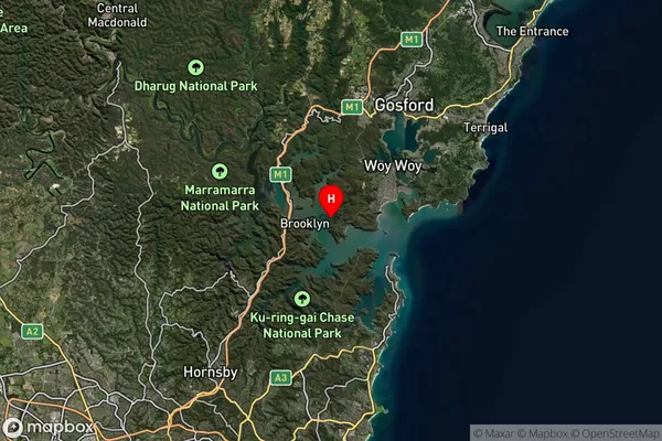 Little Wobby,New South Wales Satellite Map