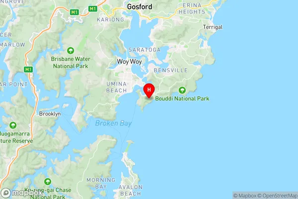 Box Head,New South Wales Area Map