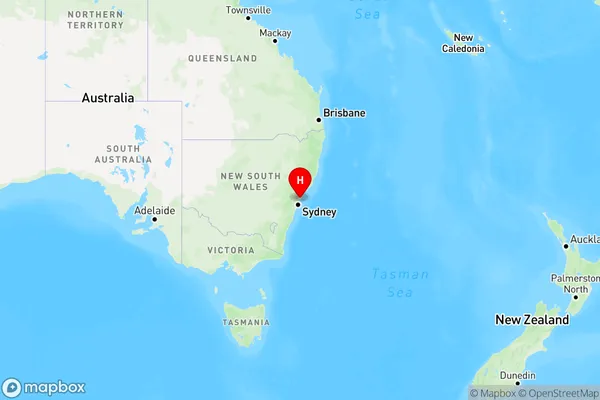 Killcare Heights,New South Wales Region Map