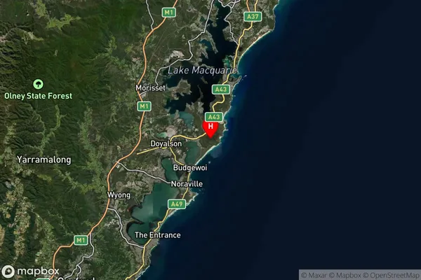 Wybung,New South Wales Satellite Map