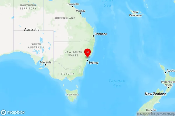 Yarramalong,New South Wales Region Map