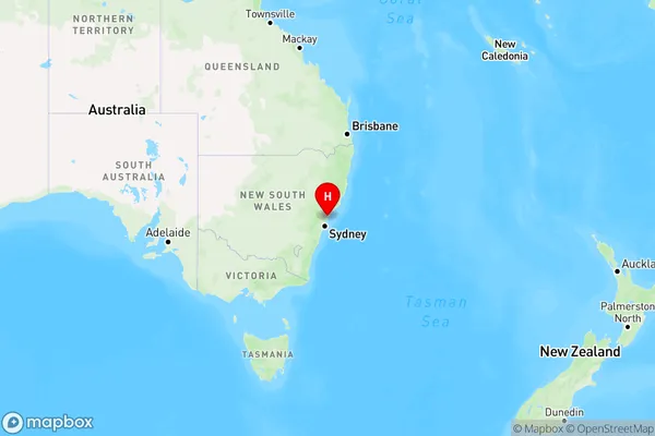 Chittaway Point,New South Wales Region Map