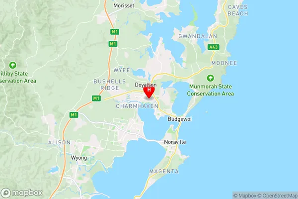 San Remo,New South Wales Area Map