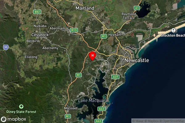 Barnsley,New South Wales Satellite Map