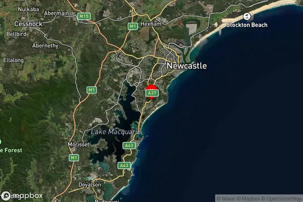 Jewells,New South Wales Satellite Map