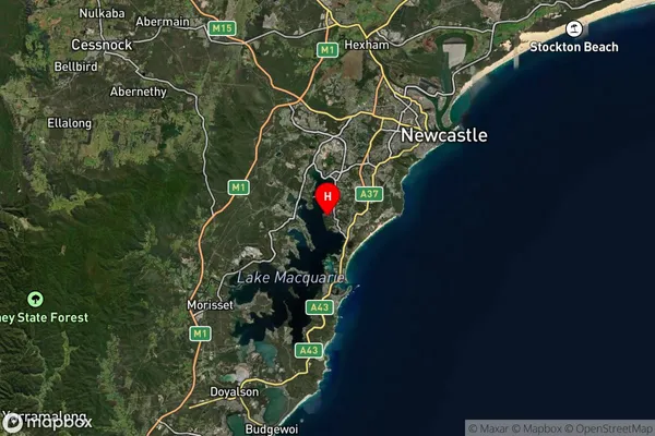 Valentine,New South Wales Satellite Map