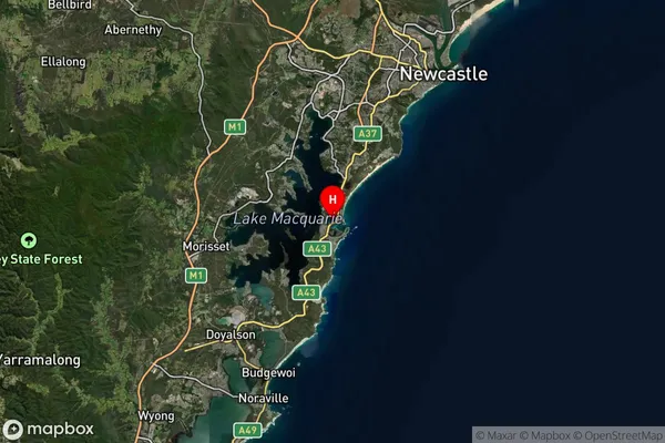 Little Pelican,New South Wales Satellite Map