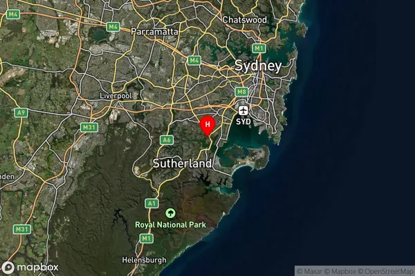 Blakehurst,New South Wales Satellite Map