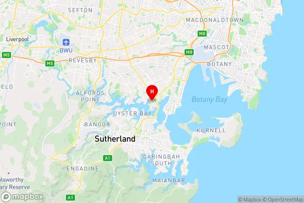 Blakehurst,New South Wales Area Map