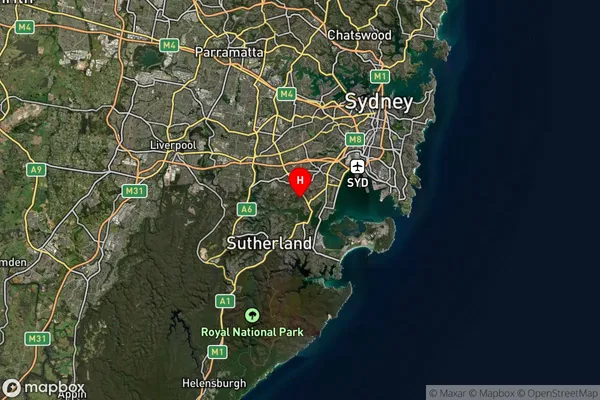 Connells Point,New South Wales Satellite Map