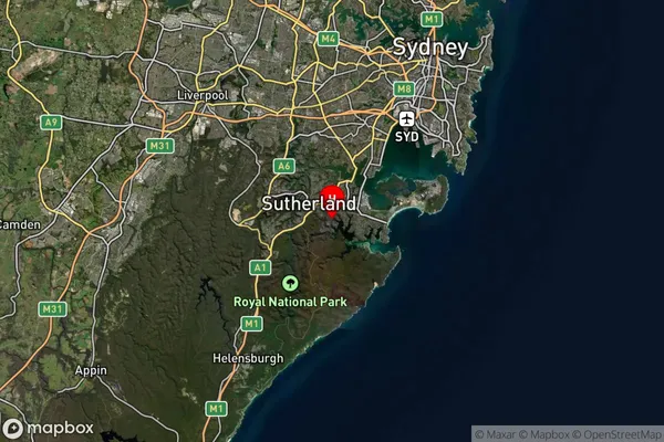 Gymea Bay,New South Wales Satellite Map