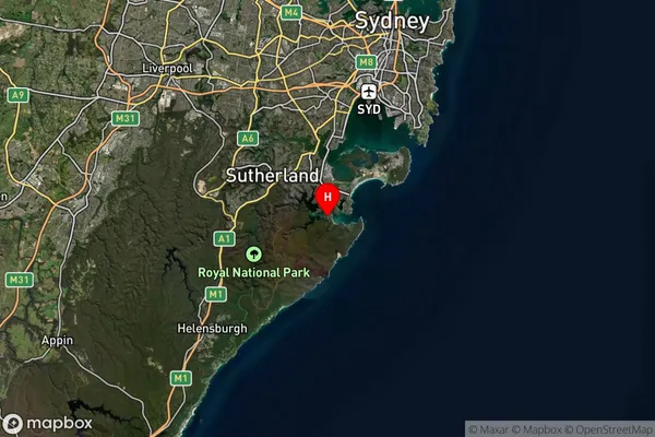 Maianbar,New South Wales Satellite Map