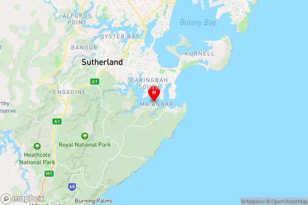 Maianbar,New South Wales Area Map