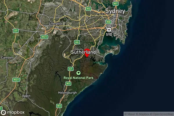 Grays Point,New South Wales Satellite Map