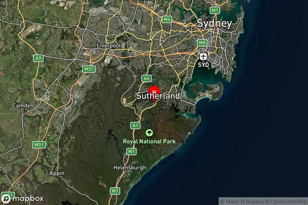 Loftus,New South Wales Satellite Map