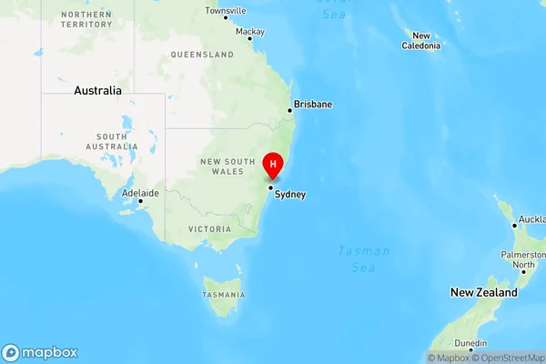 Holgate,New South Wales Region Map