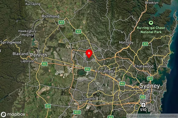 Lalor Park,New South Wales Satellite Map