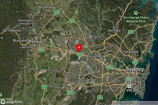 Prospect,New South Wales Satellite Map