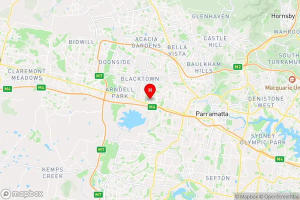 Prospect,New South Wales Area Map