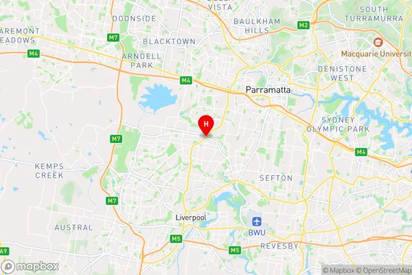 Smithfield,New South Wales Area Map