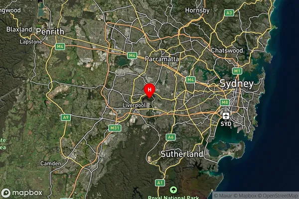 Lansvale,New South Wales Satellite Map