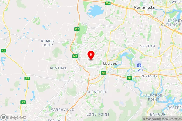 Busby,New South Wales Area Map