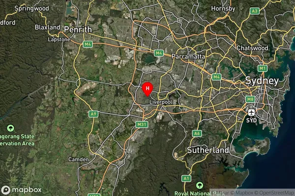 Heckenberg,New South Wales Satellite Map