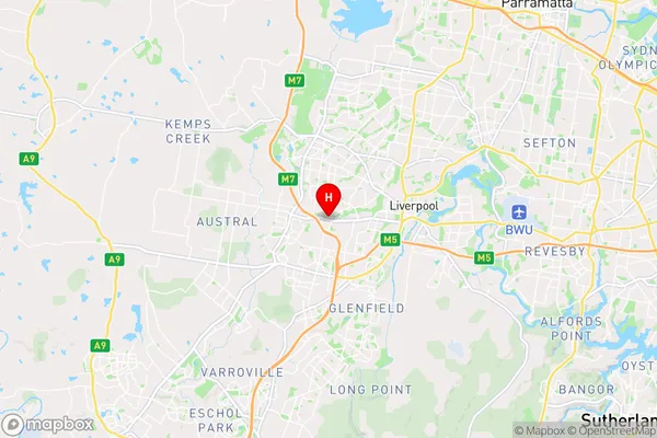 Miller,New South Wales Area Map