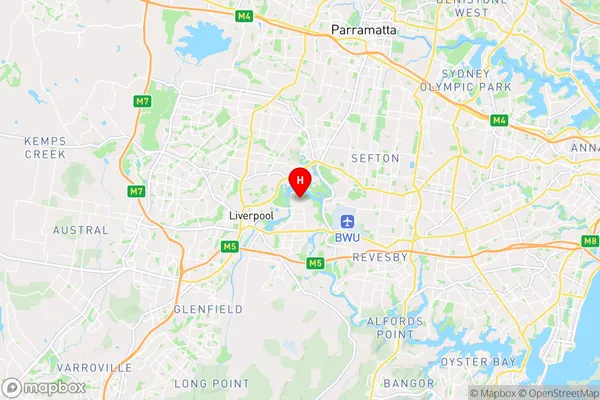 Chipping Norton,New South Wales Area Map