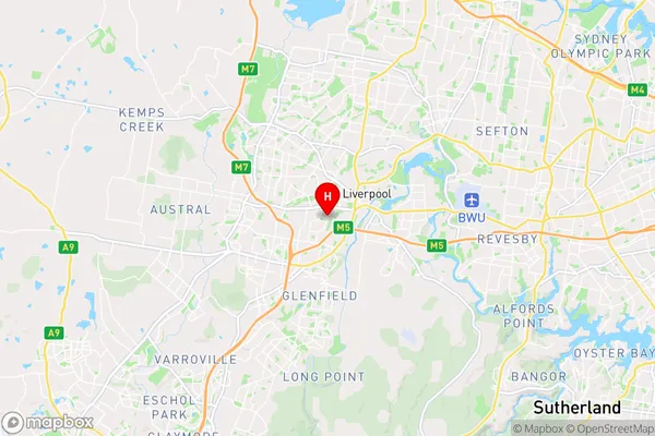 Lurnea,New South Wales Area Map