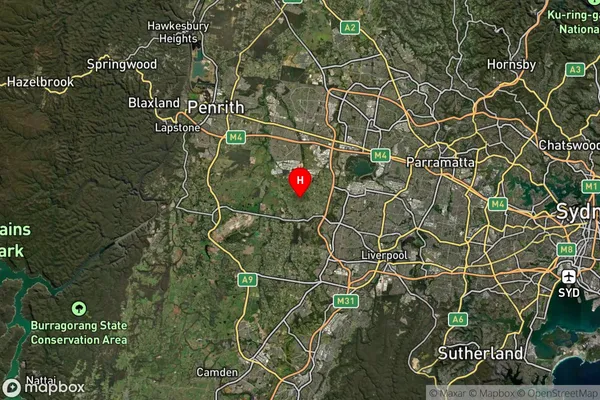 Mount Vernon,New South Wales Satellite Map