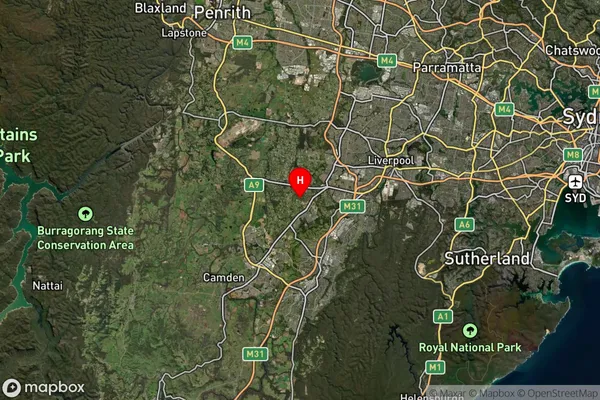 Leppington,New South Wales Satellite Map