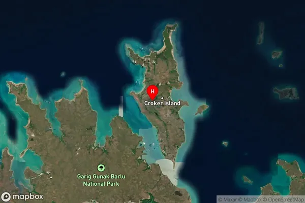 Croker Island,Northern Territory Satellite Map