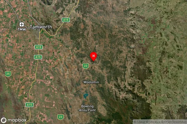 Dungowan,New South Wales Satellite Map