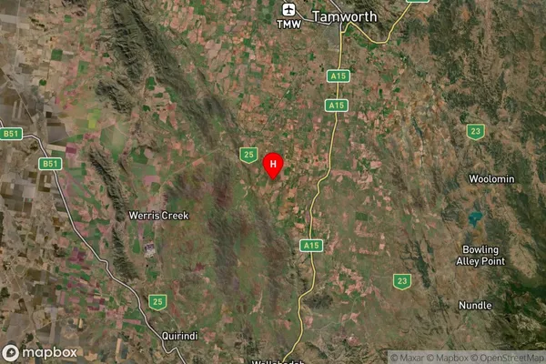 Gowrie,New South Wales Satellite Map