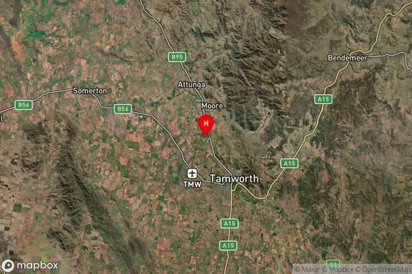 Hallsville,New South Wales Satellite Map