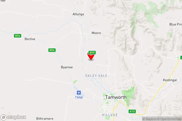 Hallsville,New South Wales Area Map