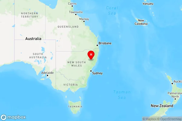 Ogunbil,New South Wales Region Map